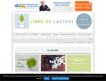 Tablet Screenshot of libredelacteos.com